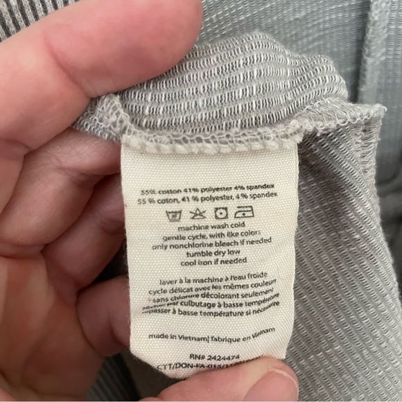 Anthropologie X Donni Slouchy Ribbed Striped Open Cardigan - Picture 7 of 8